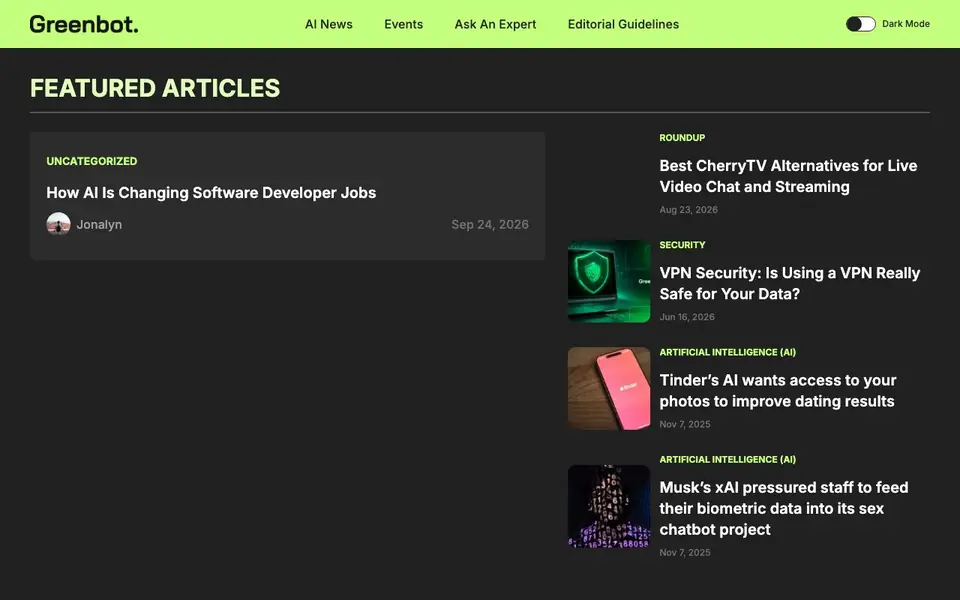 AI Rizz Generator homepage screenshot