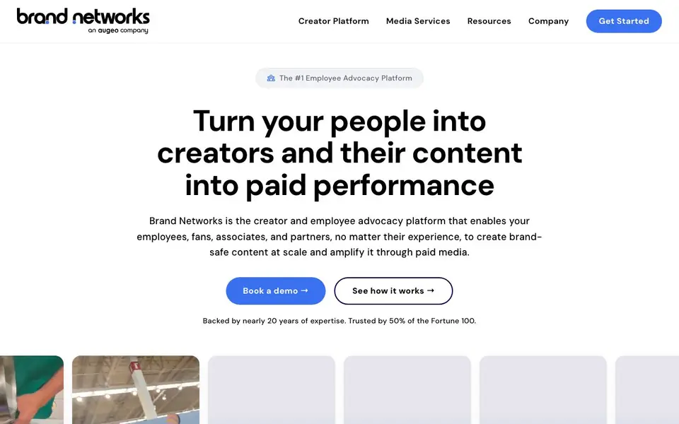 Aimy Ads homepage screenshot