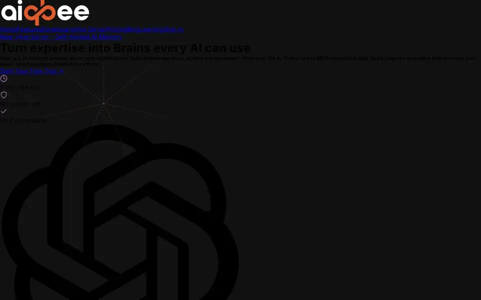 Aiqbee homepage screenshot