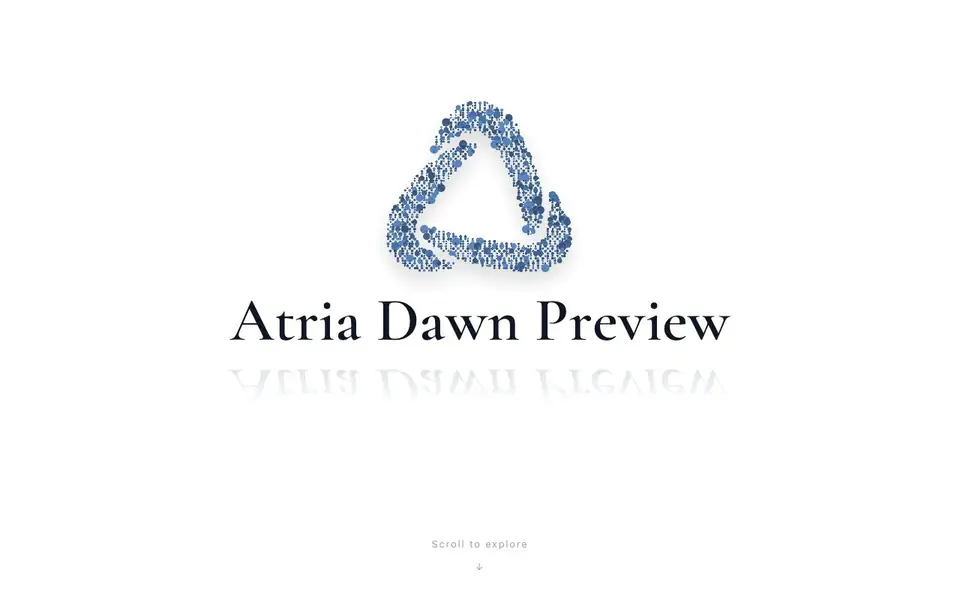 Atria-asi homepage screenshot