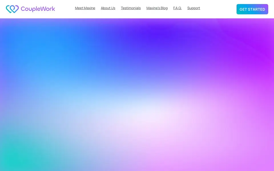 CoupleWork homepage screenshot