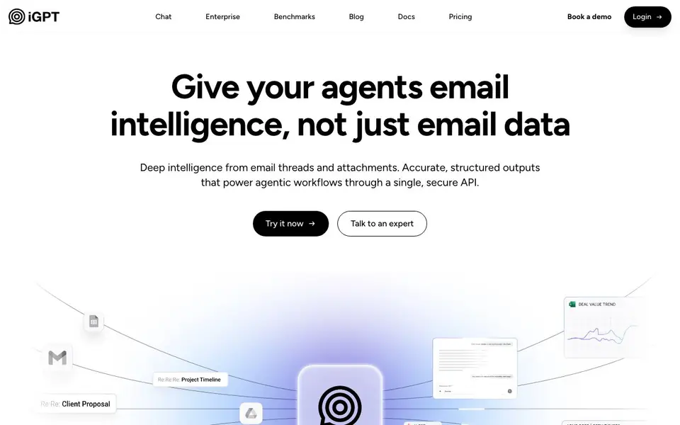 iGPT homepage screenshot