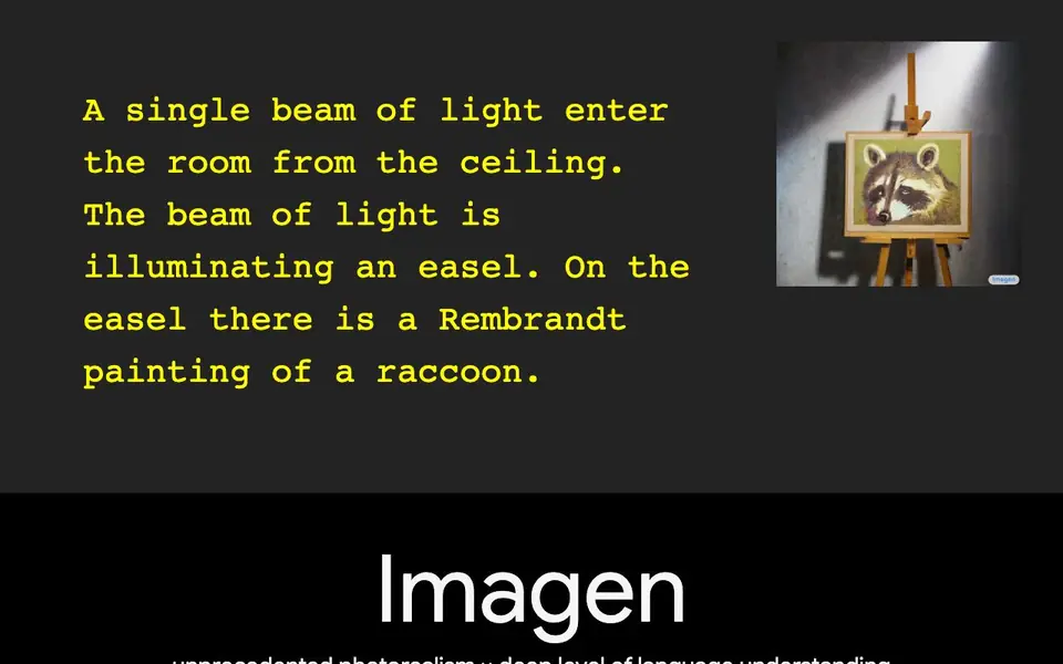 Imagen homepage screenshot