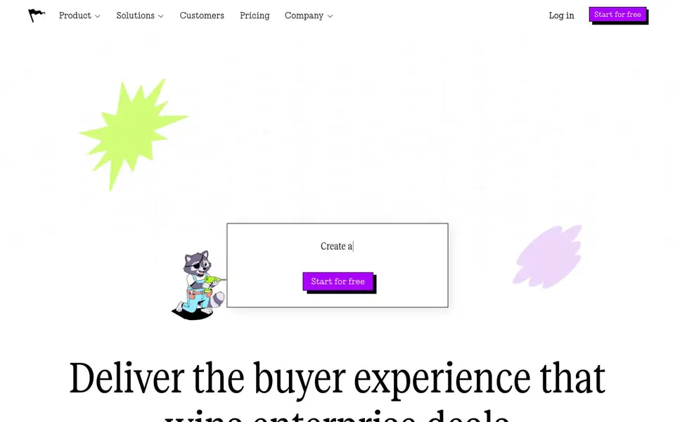 Mutiny homepage screenshot