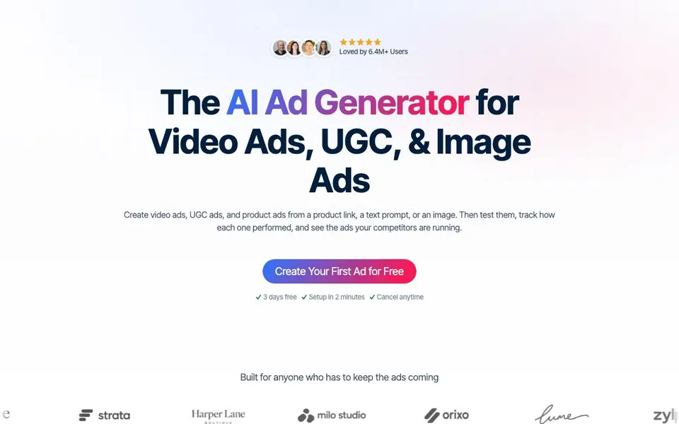 Predis.ai homepage screenshot