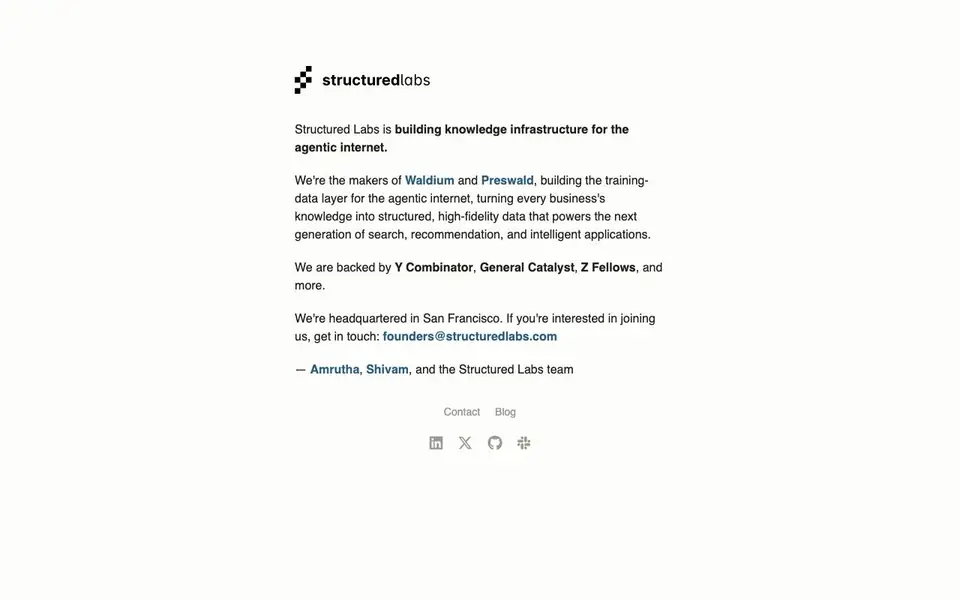 Waldium homepage screenshot