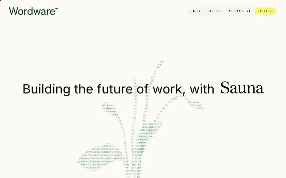 Wordware homepage screenshot